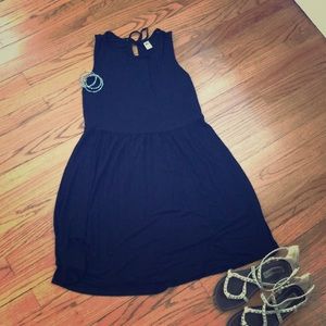 Darling Old Navy tank dress with back keyhole tie